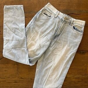 AE light blue mom jeans